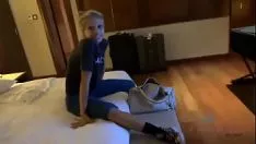 Play Love With A Blonde With Big And Attractive Breasts