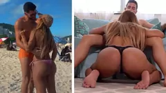 تشغيل الجنس البرازيلي MILF ماريا شاطئ الشاطئ