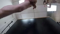 Oynat Esmer Teen Britney Madison'ın yoğun POV Döküm Seansı